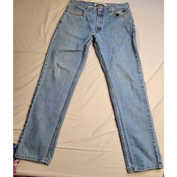 Harley-Davidson Light Blue Straight Men Jeans - Picture 8 of 15